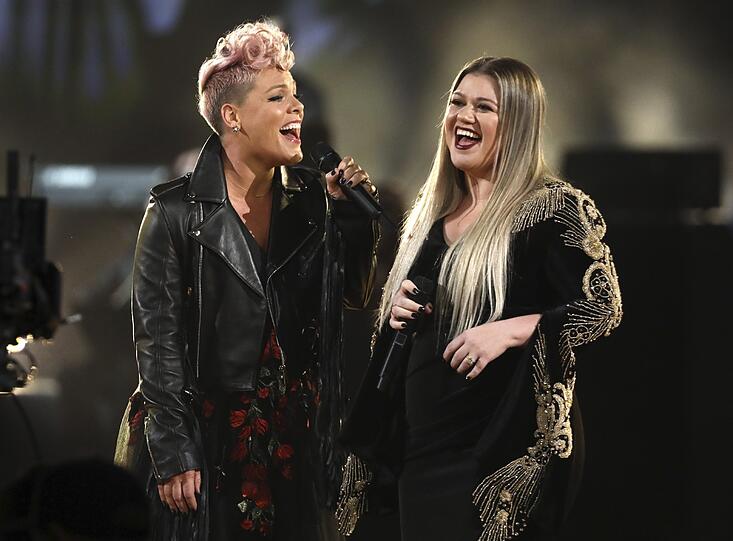 Pink und Kelly Clarkson