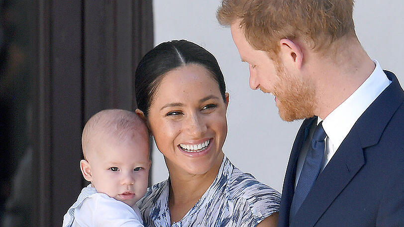 Prinz Harry und Herzogin Meghan mit dem kleinen Archie in Südafrika