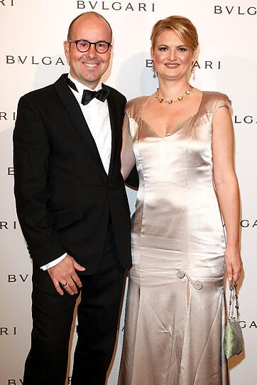 Christian Konrad (Geschäftsführer Bulgari Deutschland GmbH) und Frau Angelique Bulgari
