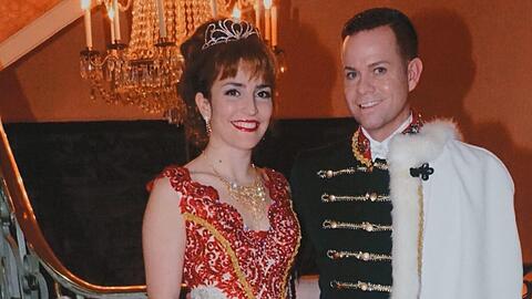 Das Prinzenpaar Andrea II. und Christian II. Der findet: "Sie hat das Herz am rechten Fleck und strahlt wunderbar."