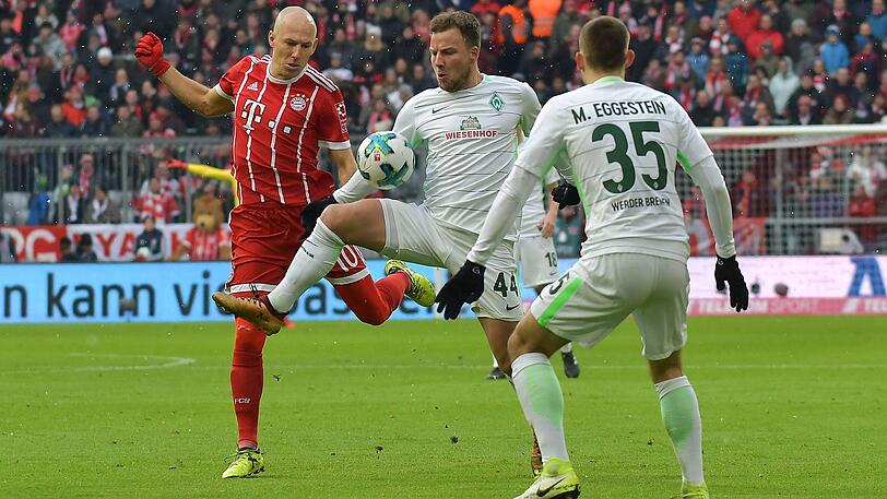 Arjen Robben: Note 5. Kommt anno 2018 nicht so recht ins Rollen, der Holländer. Nur ein einziger Torschuss, kaum Torgefahr, wenige erfolgreiche Tempodribblings. Verließ enttäuscht den Platz bei seiner Auswechslung (58.).