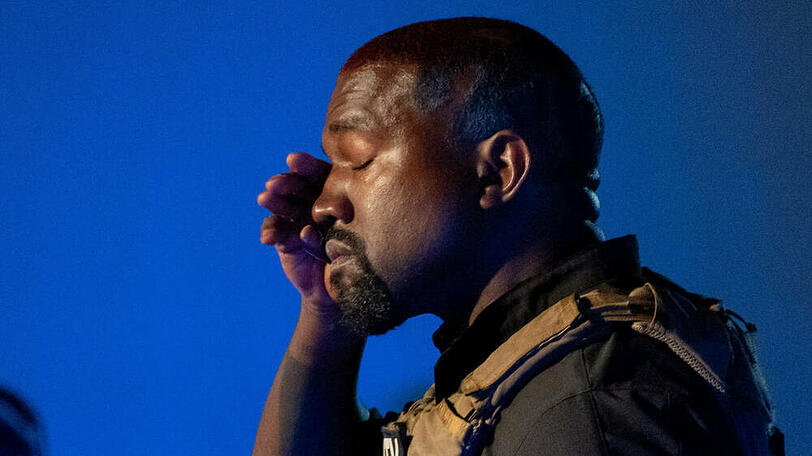 Kanye West bei seinem Auftritt in Charleston