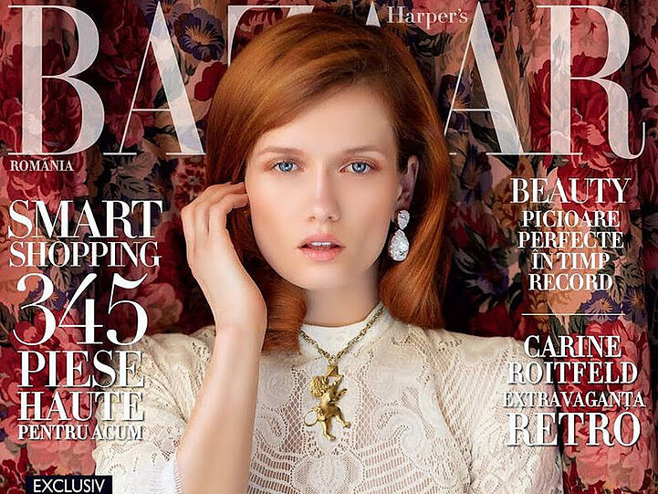 Das gefragte Model zierte vor Kurzem noch die Titelseite von "Harper's Bazaar"