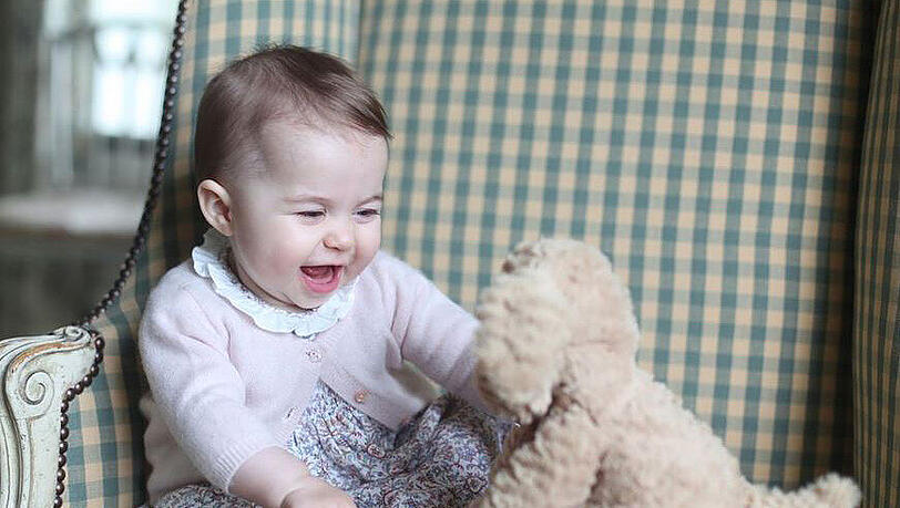 Prinzessin Charlotte ist mittlerweile sechs Monate alt Prinzessin Charlotte ist mittlerweile sechs Monate alt