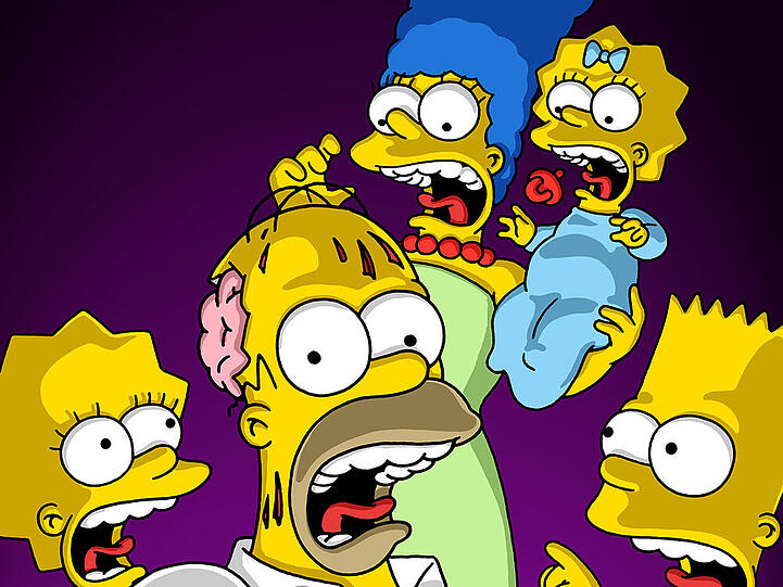 Da bleibt sogar den Simpsons das Lachen im Hals stecken