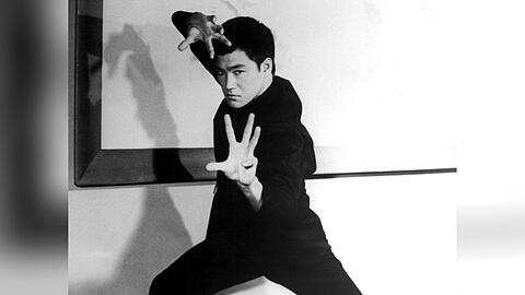Bruce Lee in "The Green Hornet" (1966).