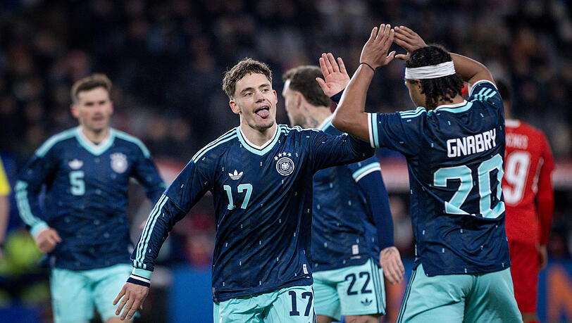 Florian Wirtz &uuml;berragte gegen die Schweiz mit einem Doppelpack.