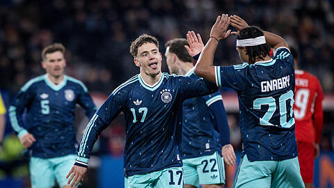 Florian Wirtz &uuml;berragte gegen die Schweiz mit einem Doppelpack.