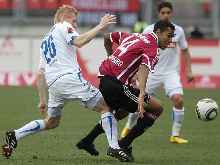 Ohne Tore ging die Partie des 1. FC Nürnberg gegen Hoffenheim aus