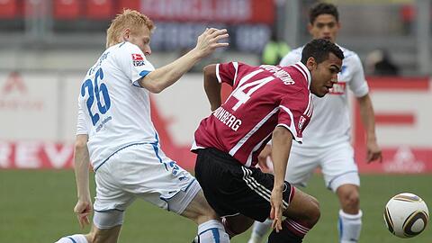 Ohne Tore ging die Partie des 1. FC Nürnberg gegen Hoffenheim aus