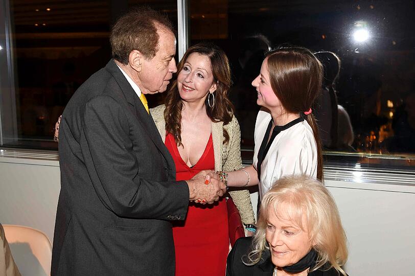 Artghur Cohn, Vicky Leandros und Tochter Sandra von Ruffin