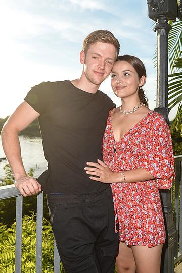 Timur Bartels mit Freundin Michelle Math
