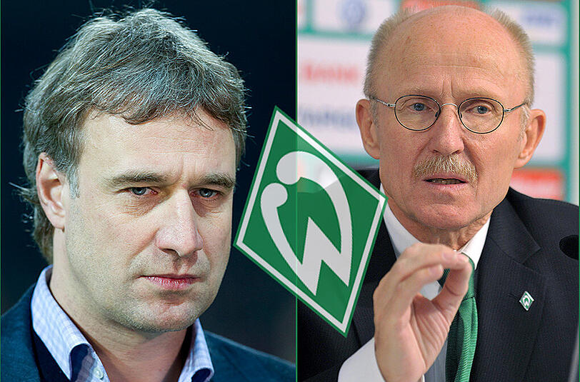 Könnte noch vor Jahreswechsel Das Amt von Willi Lemke (r.) übernehmen: Marco Bode (l.).