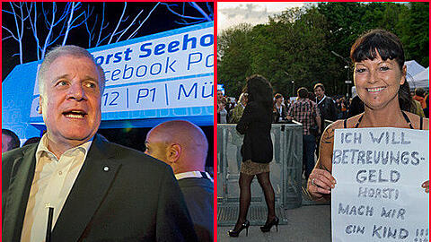 Der ganz große Ansturm blieb aus, einige nutzten das Medien-Interesse, um sich auf Seehofers Facebook-Party in Szene zu setzen. So war's im P1, die besten Bilder...
