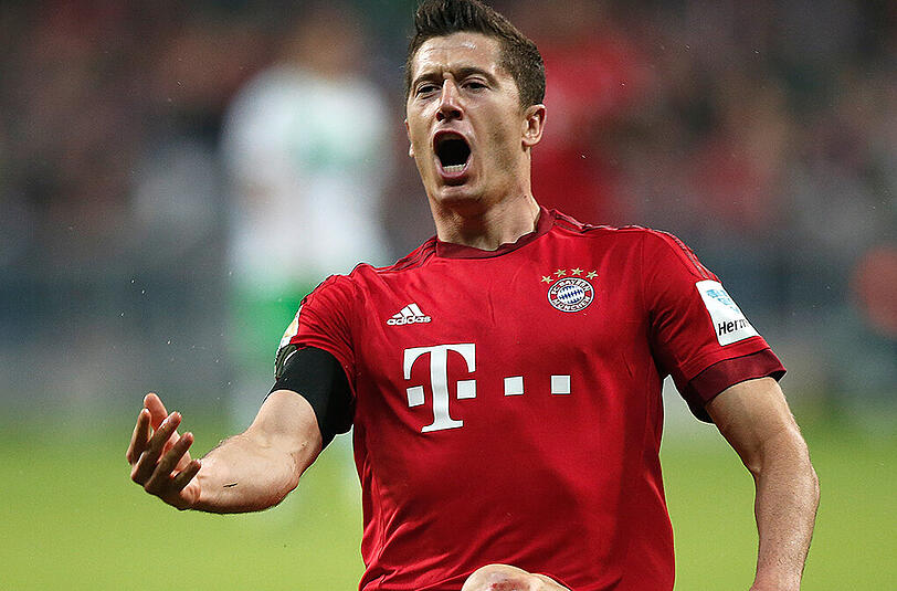 In Ekstase: Robert Lewandowski.