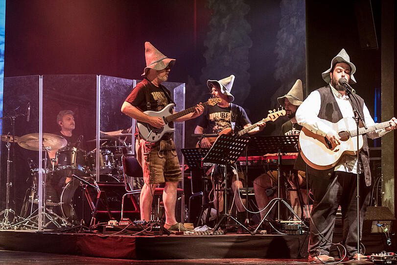 Die Watzmann-Band mit Sänger Mathias Kellner.