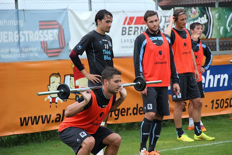 Die Bilder vom letzten Löwen-Training in Bad Häring.