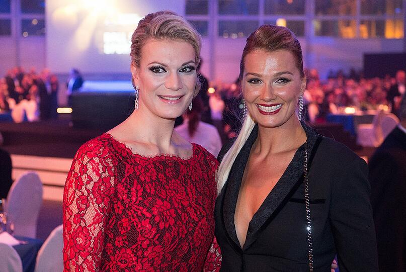 Maria Höfl-Riesch und Franziska van Almsick.