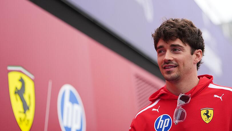 Tageszweiter hinter Hamilton: Ferrari-Pilot Charles Leclerc.