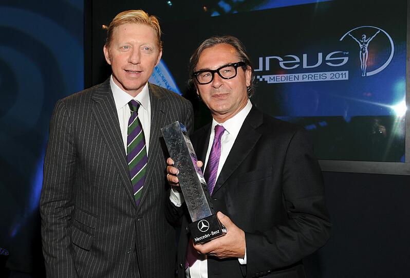 Auch der Chefredakteur des Internetportals "bild.de", Manfred Hart, durfte eine Auszeichnung entgegennehmen. Die Internetplattform "bild.de" wurde in der Kategorie "online" mit dem Laureus Medien Preis "Spirit of Laureus" ausgezeichnet.
