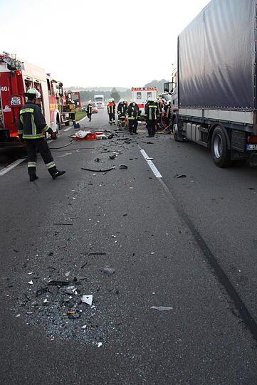 Bilder vom Unfallort.