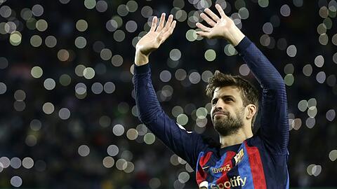 "Ich bin hier geboren, und ich werde auch hier sterben", sagt Gerard Piqué nach seinem Karriereende beim FC Barcelona.