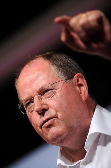 SPD-Kanzlerkandidat Peer Steinbrück in München. Die Bilder.