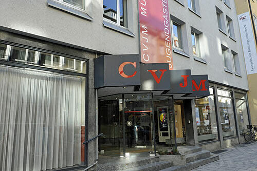 CVJM in der Landwehrstraße. Hier übernachteten die Schüler.