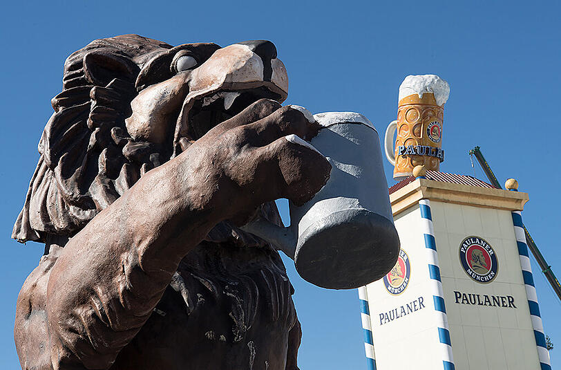 Der Löwenbräu-Löwe brüllt künftig in Regensburg.