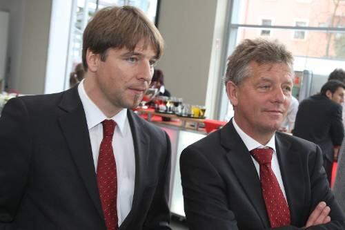 "Die Chance, für die nächsten zwei Jahre die Weichen zu stellen": Club-Trainer Michael Oenning und sein Co Peter Hermann, ein gutes Gespann.