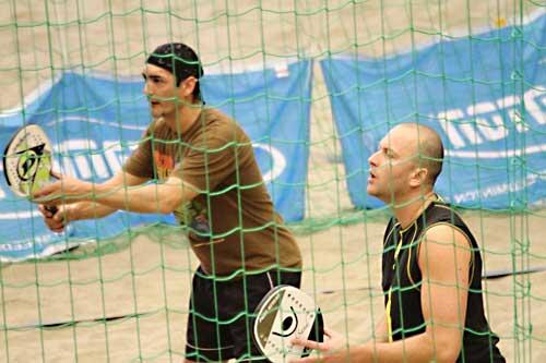 Hochklassiges Beachtennis in München