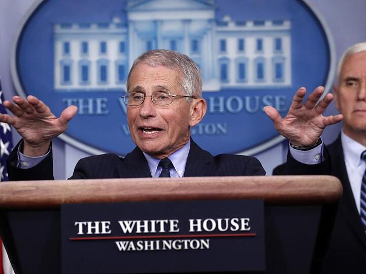 Anthony Fauci, Direktor des Nationalen Instituts für Infektionskrankheiten.