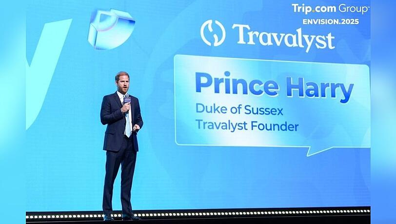 Prinz Harry ist überraschend in China aufgetaucht.