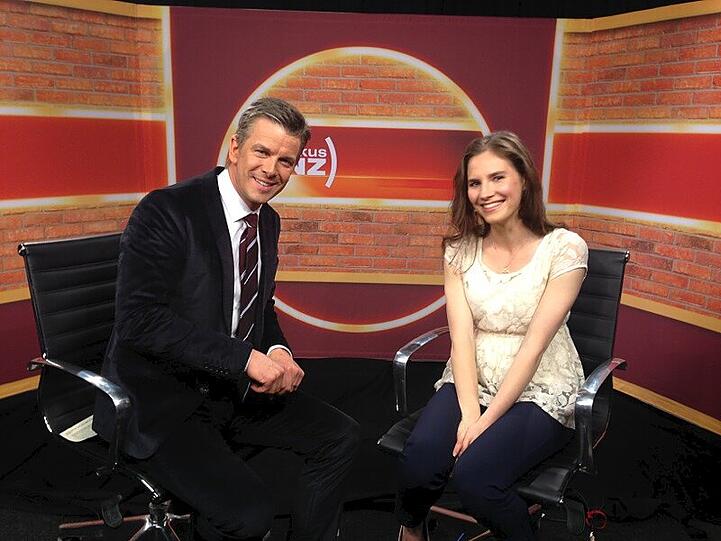 Markus Lanz und Amanda Knox