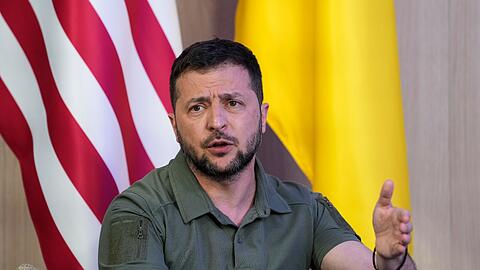 Krieg gegen Russland: Der ukrainische Präsident Wolodymyr Selenskyj könnte bei seinem Besuch in Washington um weitere Unterstützung werben.