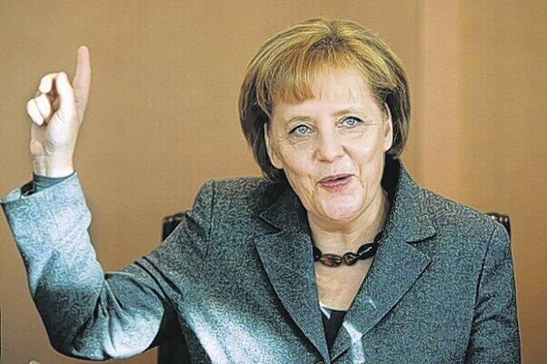 Spöttisch meldet sich Merkel im Kabinett gestern zu Wort - draußen ist die Stimmung deutlich schlechter.