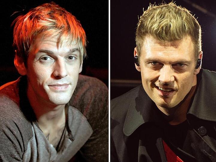 Aaron Carter (l) und sein Bruder Nick gehen seit Jahren getrennte Wege.