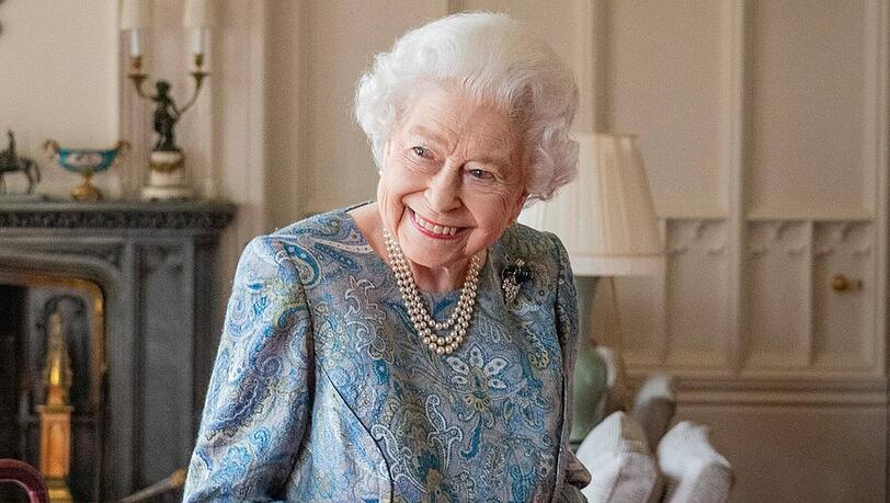 Eine sichtlich erfreute Queen Elizabeth II. während einer Audienz am 28. April. Eine sichtlich erfreute Queen Elizabeth II. während einer Audienz am 28. April.