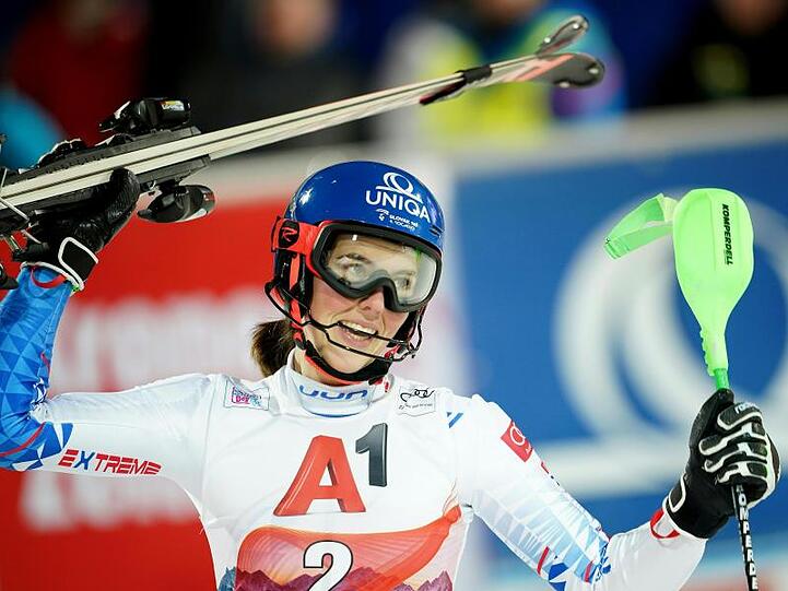 Die Slowakin Petra Vlhova hat den Slalom in Flachau gewonnen.