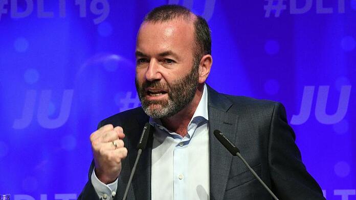 CSU-Vize Manfred Weber bei einer Veranstaltung der Jungen Union. (Archivbild)