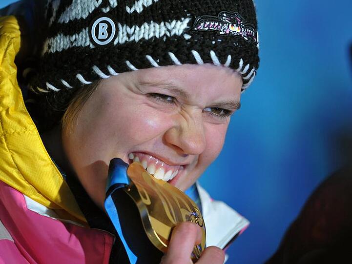 Gold im Riesenslalom: Viktoria Rebensburg