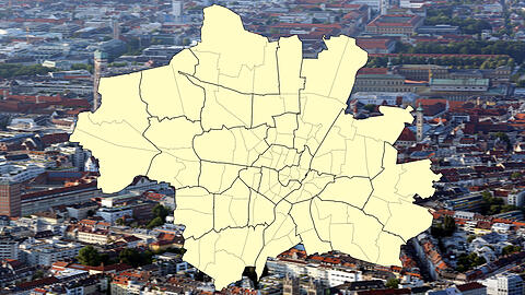 München Stadtviertel Landtagswahl