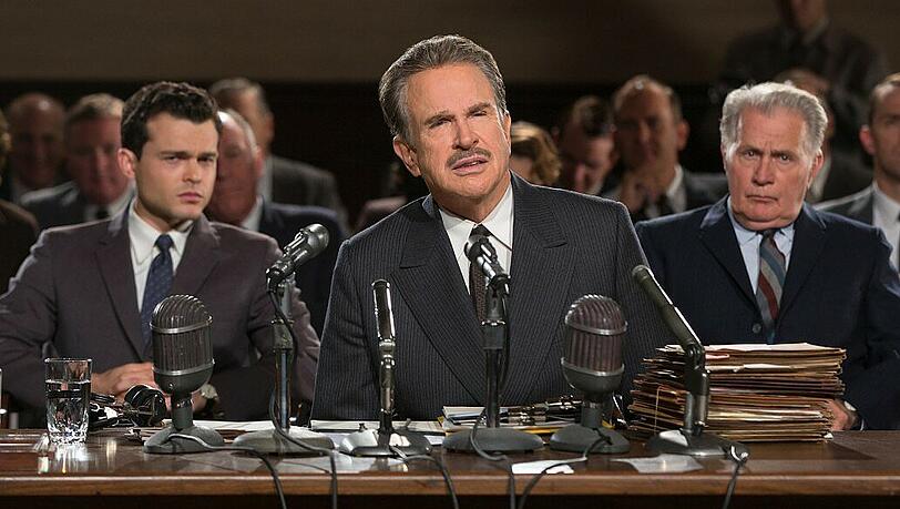 Als Warren-Beatty-One-Man-Show (Mitte) funktioniert "Regel spielen keine Rolle" sogar zeitweise.