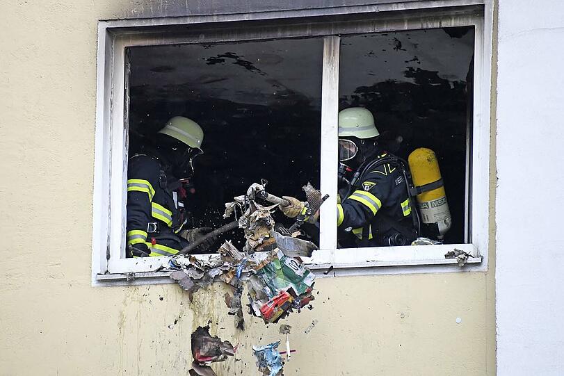 Die Bilder vom Brandort.