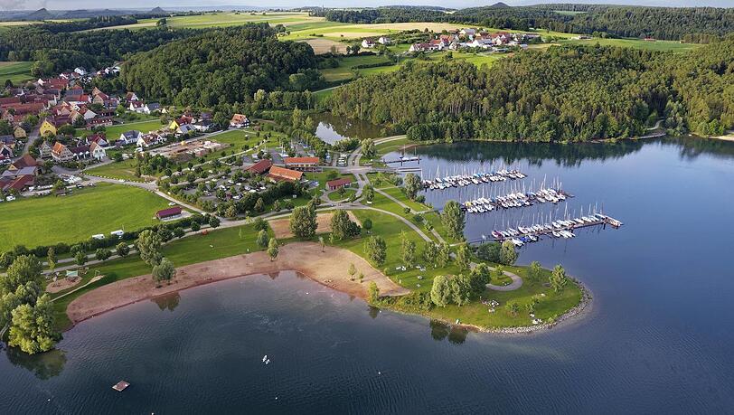 Der Große Brombachsee ist eins unserer 9-Euro-Ticket-Ziele.