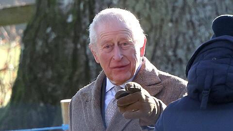 K&ouml;nig Charles &uuml;berraschte die Sandringham Parkrunners.