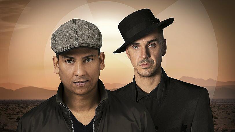 Xavier Naidoo (l.) mit seinem Neuzugang Seven Xavier Naidoo (l.) mit seinem Neuzugang Seven