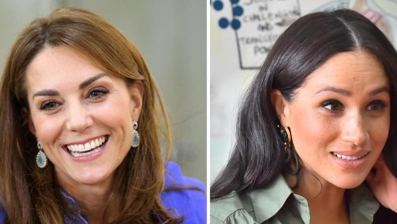 Im Fokus: Die Herzoginnen Kate (l.) und Meghan. Im Fokus: Die Herzoginnen Kate (l.) und Meghan.