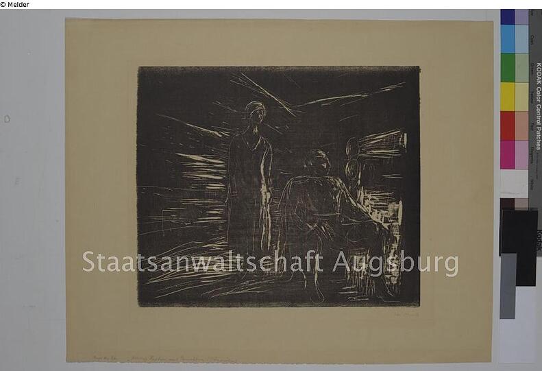 Edvard Munch: "Die Konprätendenten: Hâkon und Margrete"