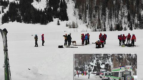 Bei einem Lawinenabgang in Südtirol sind am Samstag mindestens sechs Menschen getötet worden.